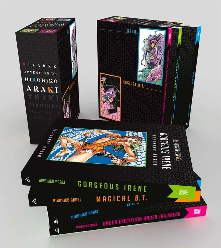 Bizarre adventure de Hirohiko Araki: Coffret en 4 volumes : Magic B.T. ; Gorgeous Irene ; Baoh ; Under Execution Under Jailbreak - Image 1