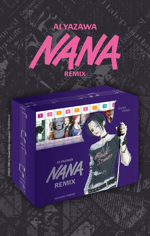 Nana Remix - Coffret T01 à T10: Coffret en 11 volumes avec Tome Fanbook 7,8 et 2 ex-libris