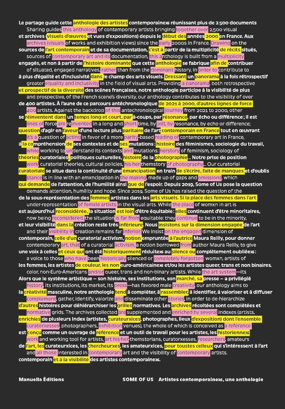 Some of Us - Contemporary Artists, an Anthology: Artistes contemporainxes