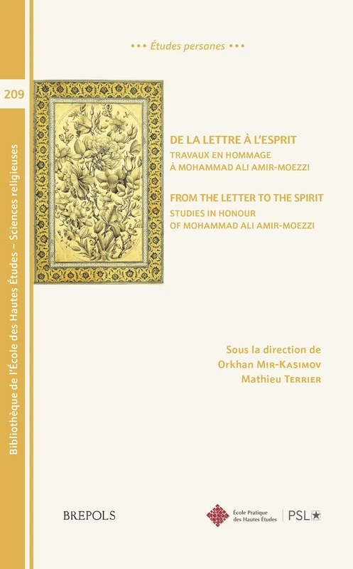 de la Lettre a l'Esprit / From the Letter to the Spirit: Travaux En Hommage a Mohammad Ali Amir-Moezzi / Studies in Honour of Mohammad Ali Amir-Moezzi ... Des Hautes Etudes, Sciences Religieuses) - Image 1