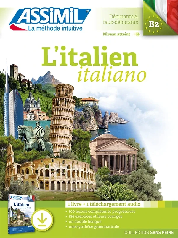 L'italien (pack téléchargement): Pack avec 1 livre et 1 téléchargement audio MP3