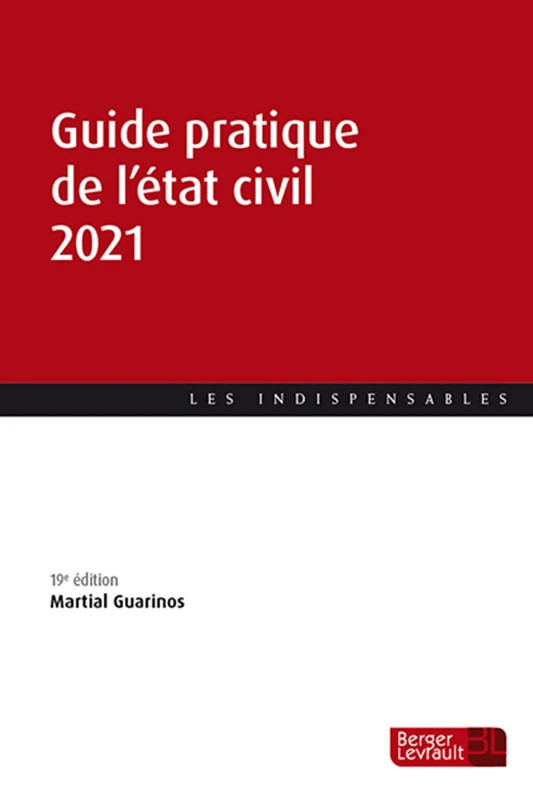 Guide pratique de l'état civil 2021 (19e éd.) - Image 1