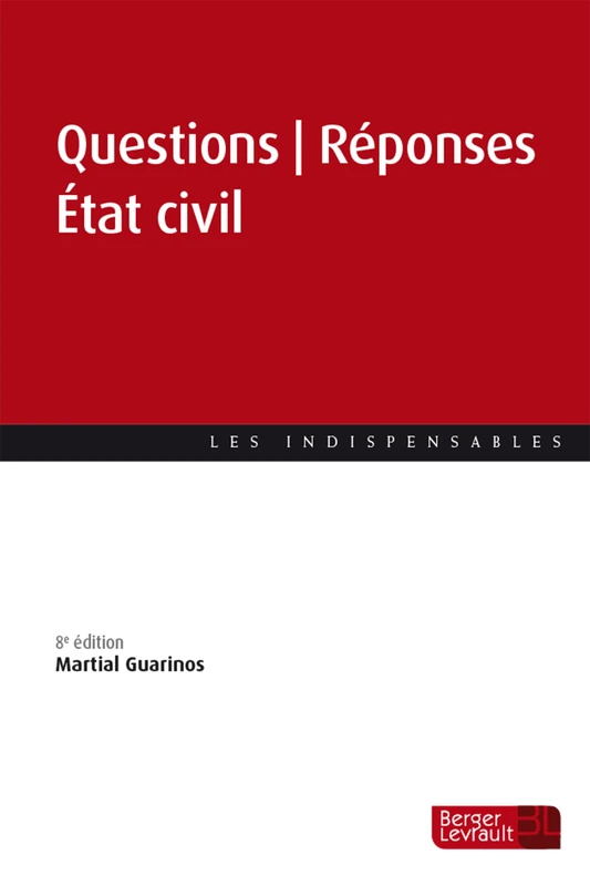Questions Réponses État civil (8e éd.): 0