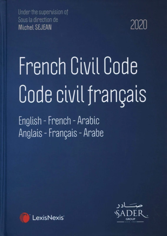 code civil trilingue: Edition français-anglais-arabe