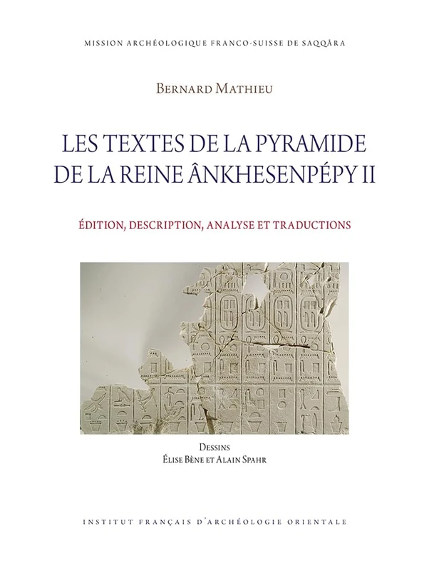 Les Textes de la Pyramide de la Reine Ankhesenpepy II: Edition, Description, Analyse Et Traductions (Memoires Publies Par Les Membres De L'institut Francais D'archeologie Orientale, 152)