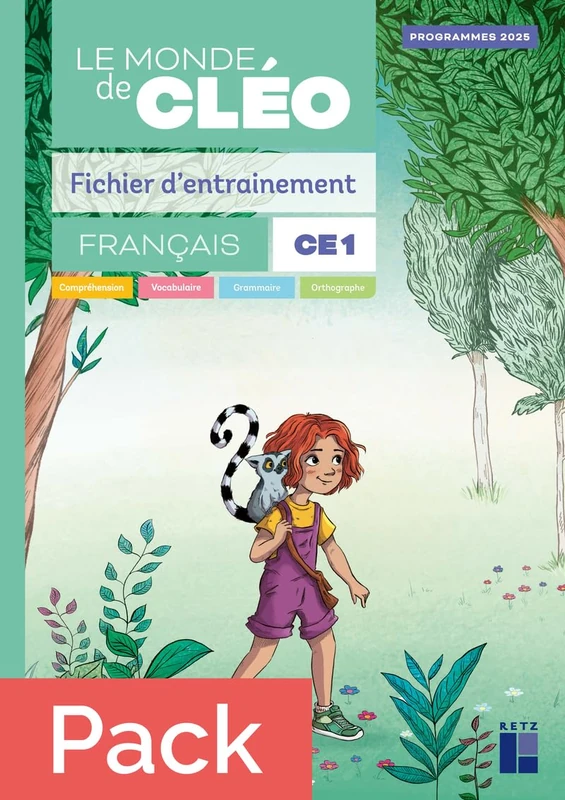 Le monde de Cléo Fichier d'entrainement CE1 + aide-mémoire - ÉDITION 2025 Pack de 10: Fichier d'entrainement + aide-mémoire (Pack de 10)
