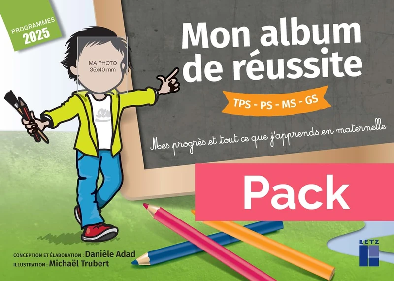Pack de 10 - Mon album de réussite cycle 1 - Programmes 2025 - Image 1