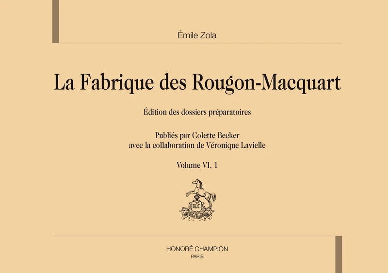 La fabrique des Rougon-Macquart Vol. VI : L'Œuvre - La Terre. 2 volumes: Edition des dossiers préparatoires Volume 6, L'Oeuvre ; La Terre, 2 volumes: Volume VI - Image 1