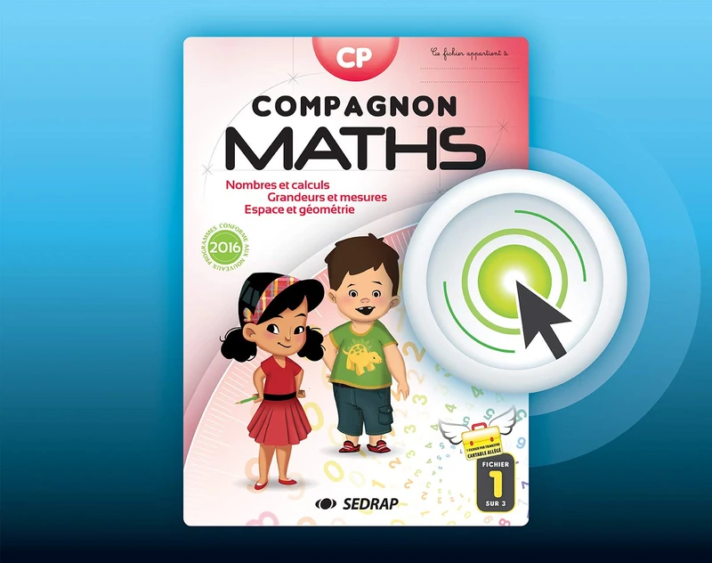 COMPAGNON MATHS CP - VERSION NUMERIQUE INTERACTIVE ED 2016 - Image 1