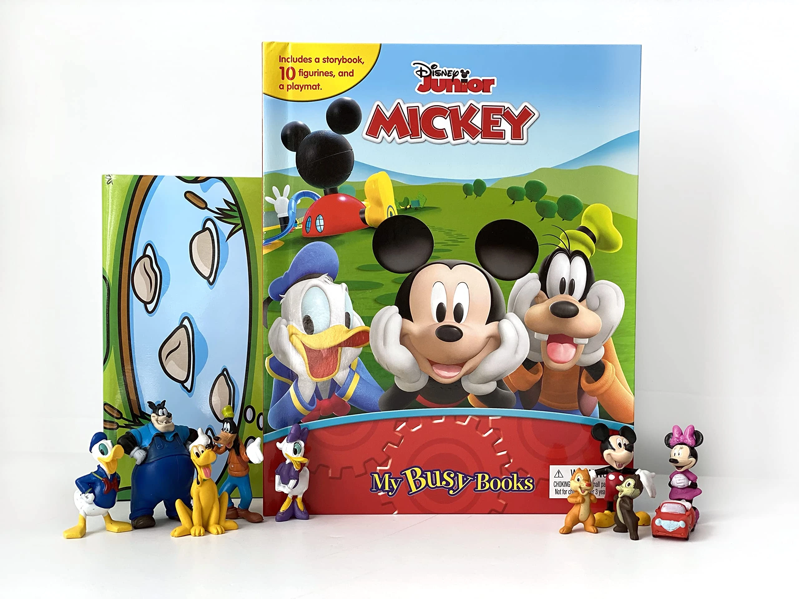 Disney Mickey Mouse Clubhouse: Mouseka Fun! My Busy Books - Storybook, 10 figurines, playmat