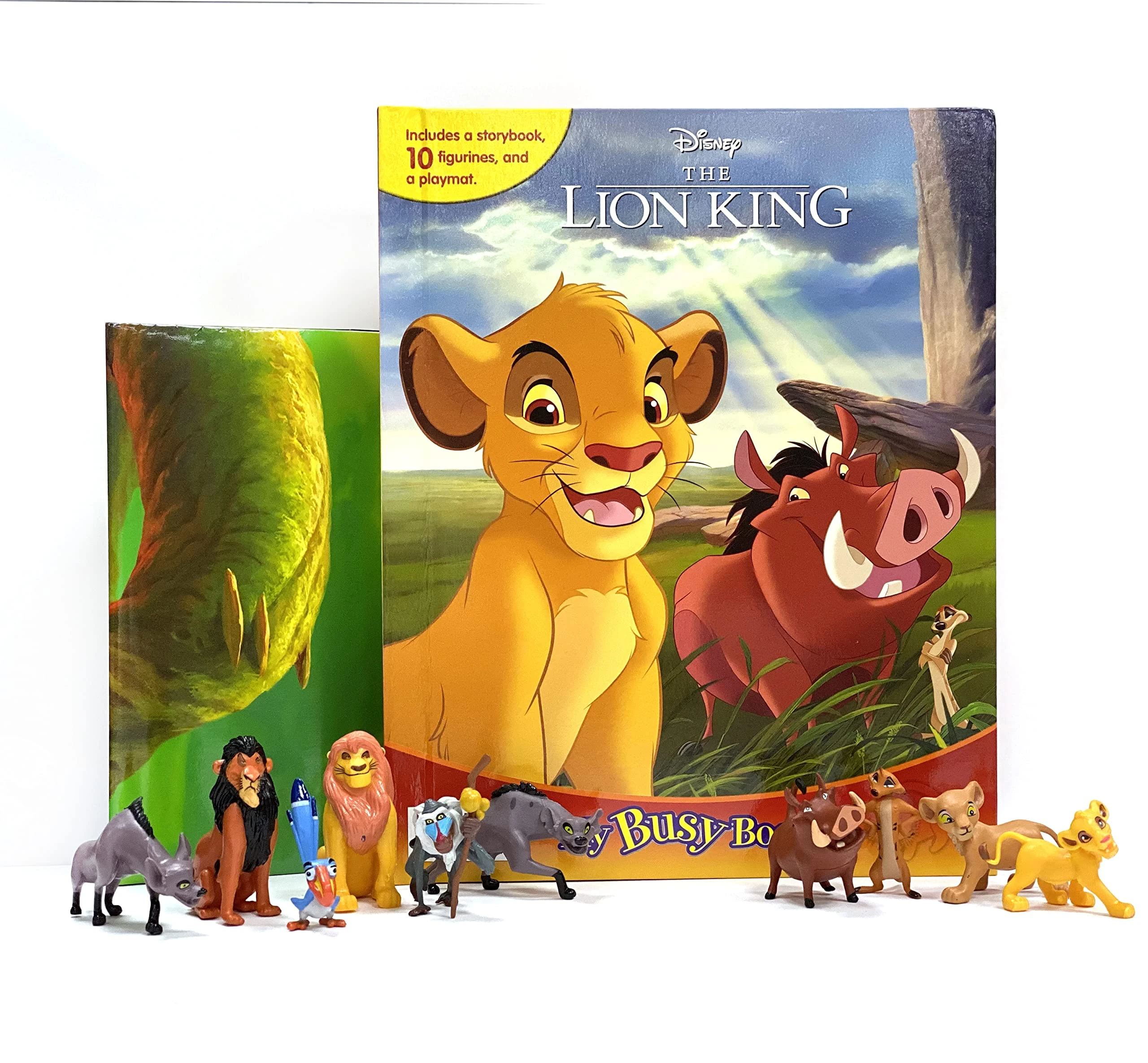 Disney Lion King My Busy Books - Storybook, 10 figurines, playmat