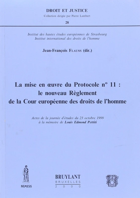 MISE EN OEUVRE DU PROTOCOLE 11