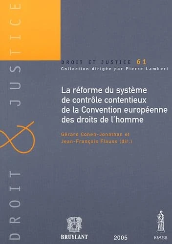 LA RÉFORME DU SYSTÈME DE CONTRÔLE: CONTENTIEUX DE LA CONVENTION EUROPÉENNE DES DROITS DE L'HOMME.