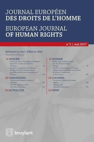 Journal europeen des droits de l'homme/European Journal of Human Rights 2017/2