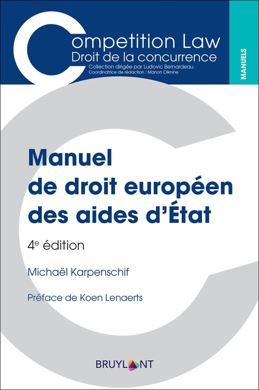 Manuel de droit européen des aides d'Etat - Image 1