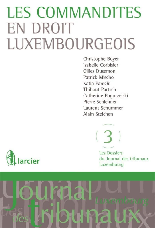 Les Commandites En Droit Luxembourgeois