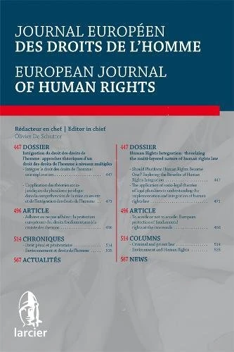 Journal Europeen des Droits de l'Homme / European Journal of Human Rights 2015: 4 - Image 1