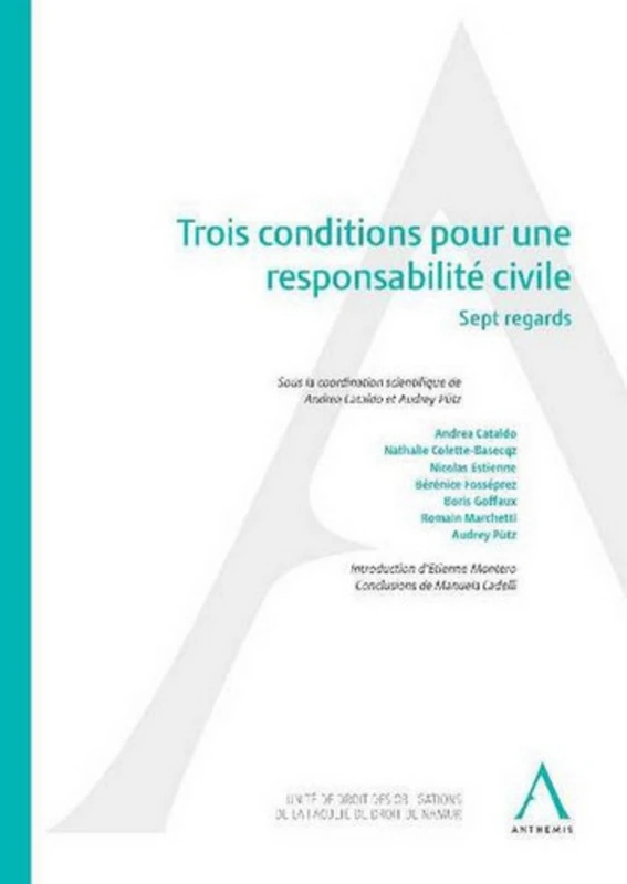 trois conditions pour une responsabilité civile: SEPT REGARDS