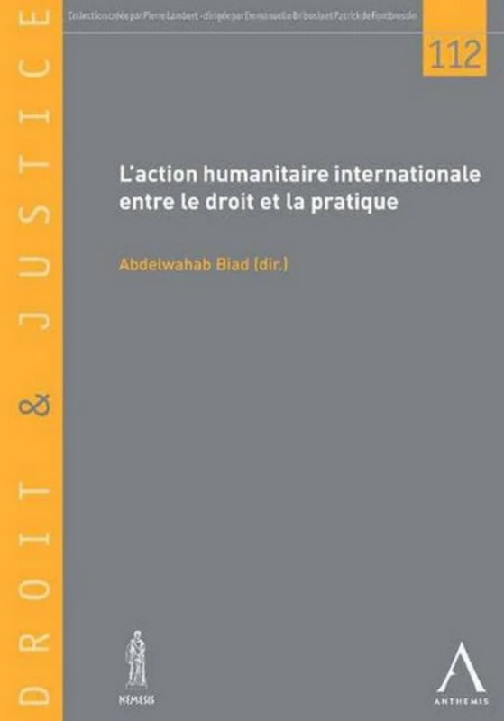 L'ACTION HUMANITAIRE INTERNATIONALE ENTRE LE DROIT ET LA PRATIQUE: SOUS LA DIRECTION DE ABDELWAHAB BIAD