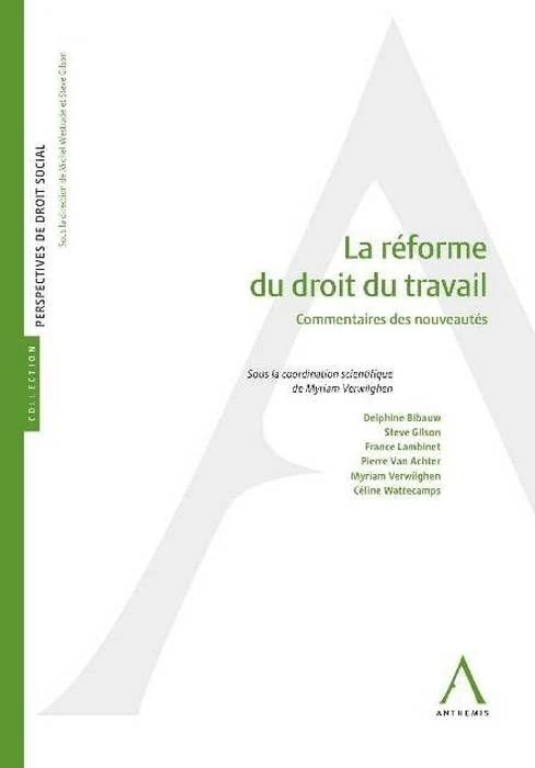 LA RÉFORME DU DROIT DU TRAVAIL: COMMENTAIRES DES NOUVEAUTÉS