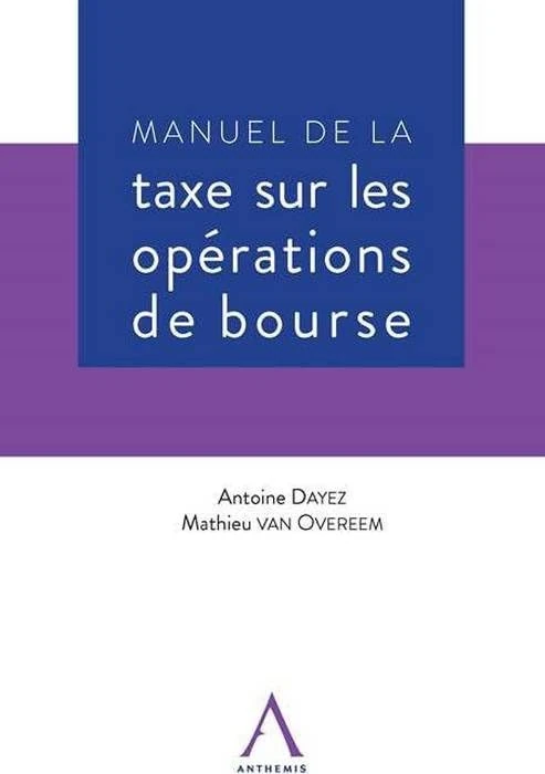 MANUEL DE LA TAXE SUR LES OPERATIONS DE BOURSE