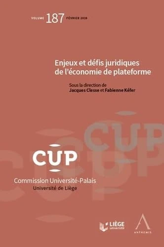 ENJEUX, DEFIS JURIDIQUES DE L ECONOMIE DE PLATEFORME (187)