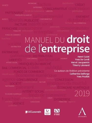 Manuel du droit de l'entreprise, 4ème édition