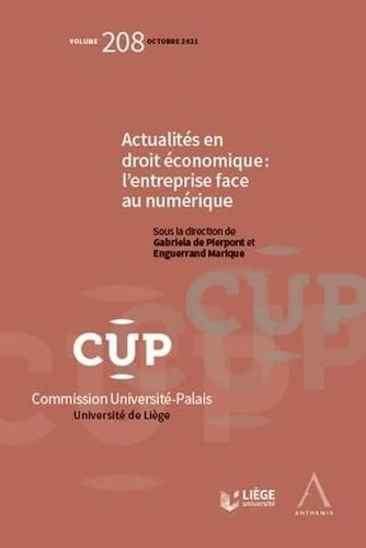 Actualites en droit economique - L'entreprise face au numerique