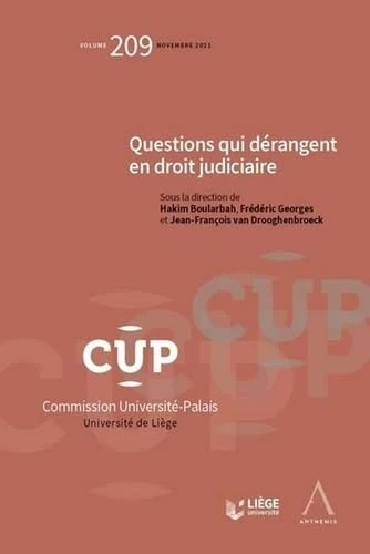 Questions qui dérangent en droit judiciaire (Tome 209)