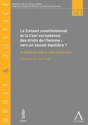Conseil constitutionnel et Cour européenne des droits de l'homme - Vers un nouvel équilibre (Tome 121)