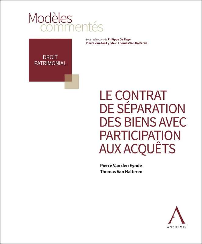 Le contrat de séparation des biens avec participation aux acquêts