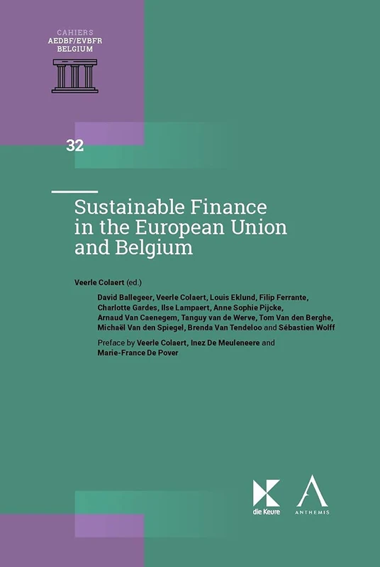 Sustainable Finance in the EU and Belgium: Tome 32 - Image 1