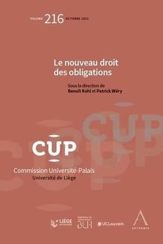 Le nouveau droit des obligations (Tome 216)