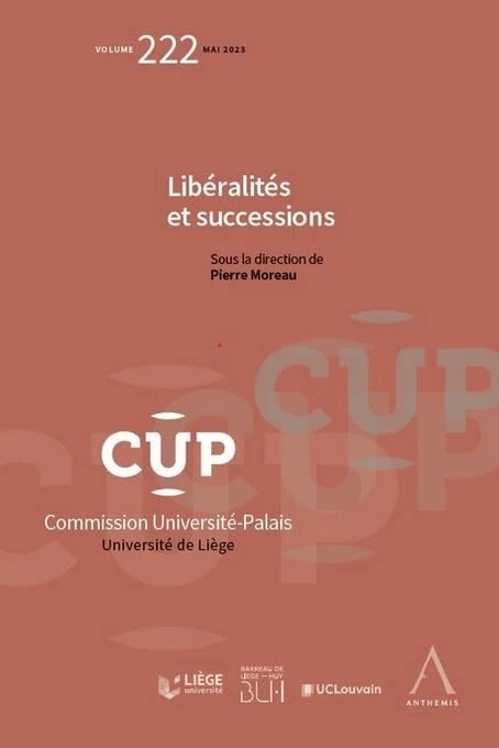Libéralités et successions (Tome 222)