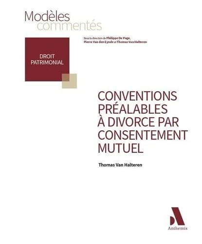 Conventions préalables à divorce par consentement mutuel