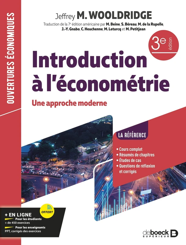 Introduction à l'économétrie: Une approche moderne