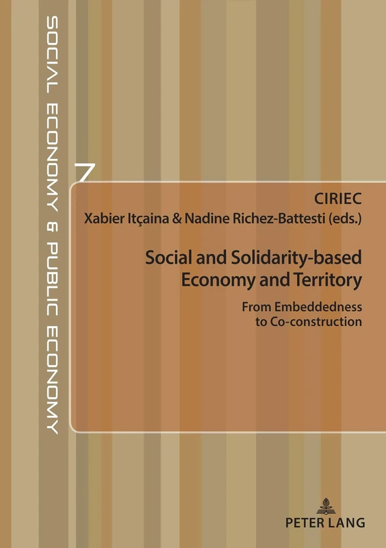 Social and Solidarity-based Economy and Territory: From Embeddedness to Co-construction: 7 (Économie sociale et Économie publique / Social Economy and Public Economy)