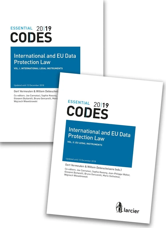 INTERNATIONAL AND EU DATA PROTECTION LPB: Essentieel Wetboek (2 deelen)