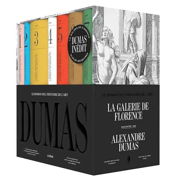 CHENE - La Galerie de Florence par Alexandre Dumas - 7 Volumes