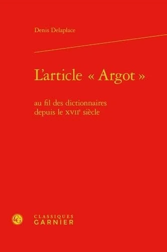 L'article « Argot » - Image 1