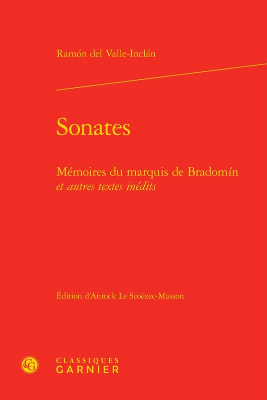 Sonates: Mémoires du marquis de Bradomín et autres textes inédits - Image 1