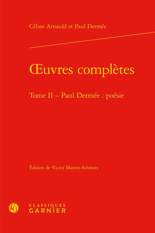 oeuvres complètes: Paul Dermée : poésie (Tome II) - Image 1