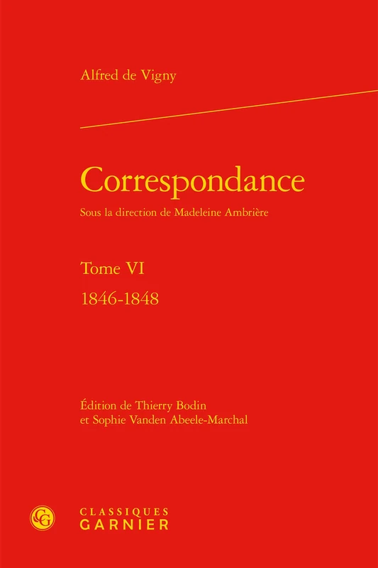 Correspondance: 1846-1848 (Tome VI)