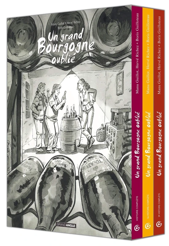 Un grand Bourgogne oublié - Coffret vol. 01 à 03: Tome 1, Un grand Bourgogne oublié ; Tome 2, Quand viennent les cicadelles ; Tome 3, Douze bouteilles à la mer - Image 1
