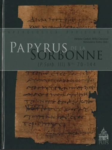 Papyrus de la sorbonne: (P.Sorb. III n° 70-144)