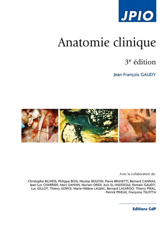 Anatomie clinique, 3e edition - CDP Editions Book