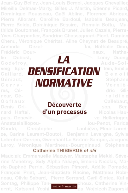La densification normative: Découverte d'un processus.