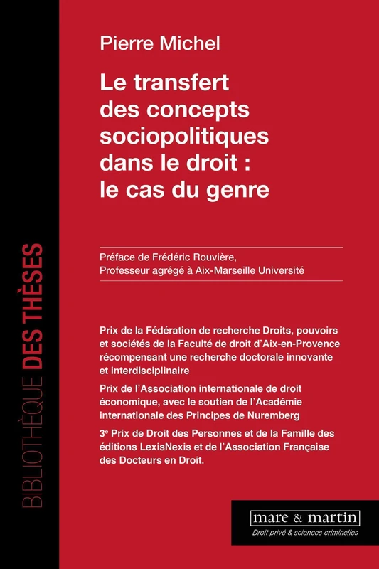 Le transfert des concepts sociopolitiques dans le droit : le cas du genre - Image 1
