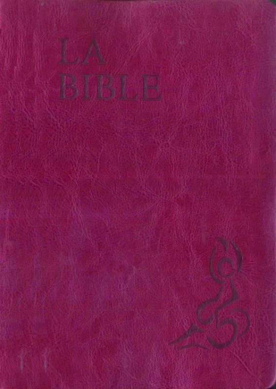 La Bible Parole de vie - Bordeaux, similicuir, grand format, semi-rigide, illustrée par Annie Valloton, avec les deutérocanoniques