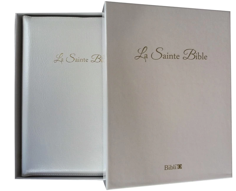 La Sainte Bible Segond 1910 - Blanc, gros caractères en coffret souple